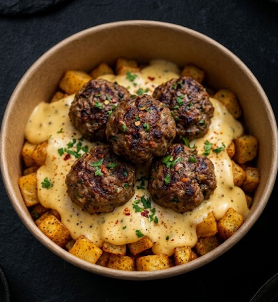 Kefta Bowl – Sauce fromagère