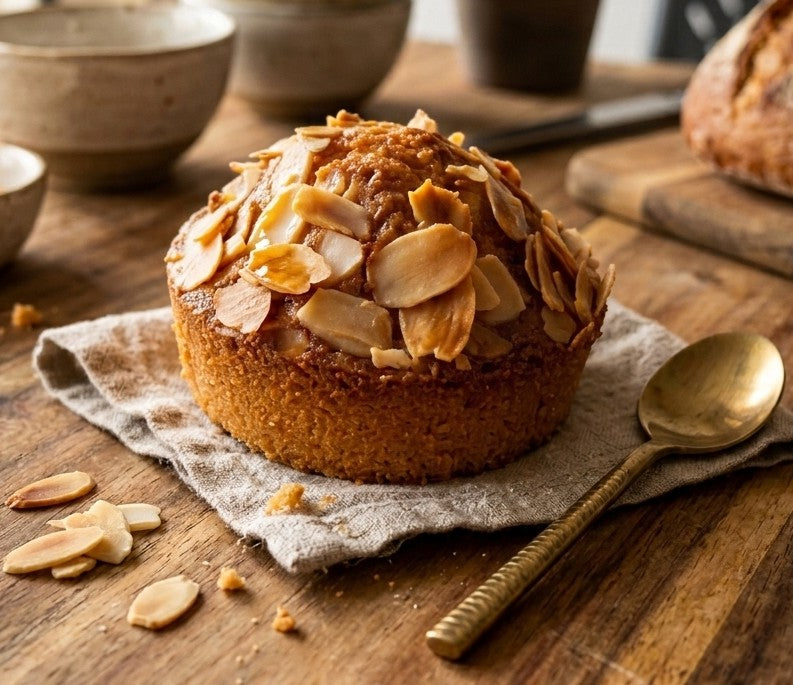 Homemade gourmet almond tree